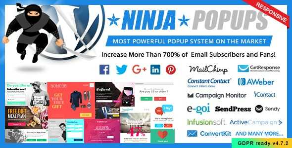 Ninja Popups Plugins Real GPL