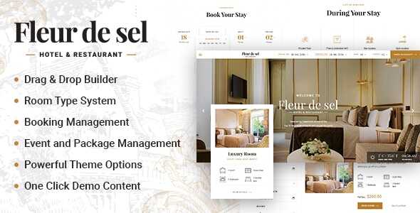 Fleurdesel Hotel Booking WordPress Theme Real GPL