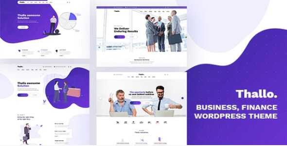 Thallo – Consulting & Finance WordPress Theme Real GPL