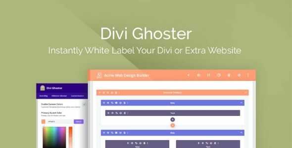 Divi Ghoster White Label Divi Plugin gpl