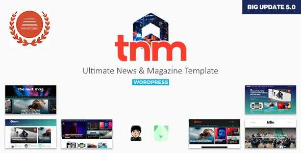 The Next Mag - Ultimate Magazine WordPress Theme Real GPL