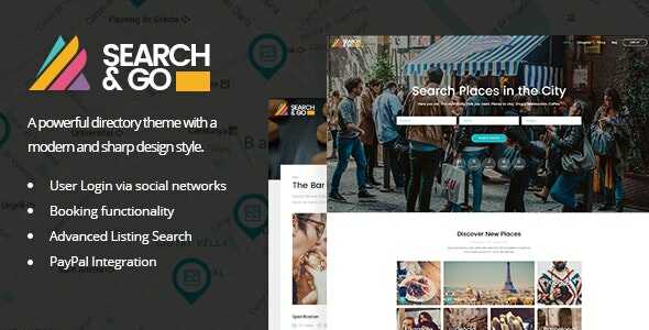 Search & Go - Directory WordPress Theme Real GPL