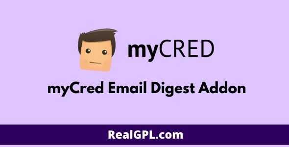 myCred Email Digest Addon gpl