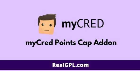 myCred Points Cap addon gpl