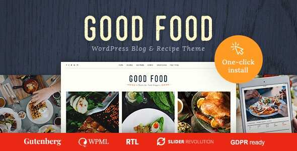 Good Food Theme Real GPL