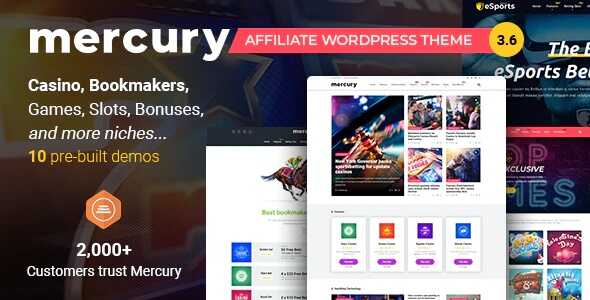 Mercury WordPress Theme Real GPL