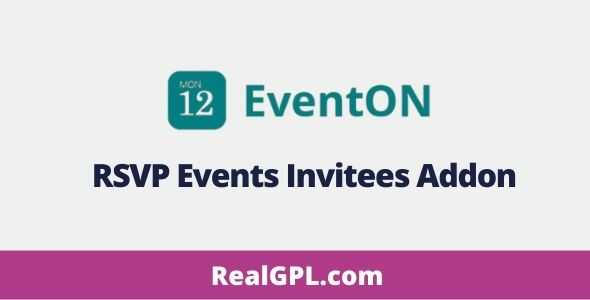 EventOn RSVP Events Invitees Addon GPL