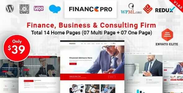 Finance Pro Business & Consulting WordPress Theme gpl