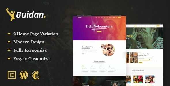 Guidan NonProfit Charity WordPress Theme gpl