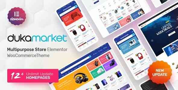 DukaMarket Multipurpose WordPress Theme gpl