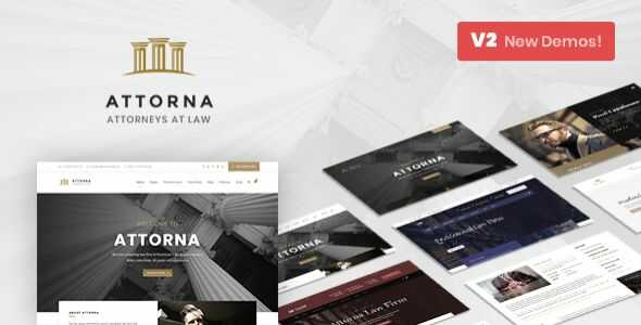 Attorna Theme GPL – Law, Lawyer & Attorney