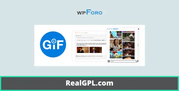 wpForo Tenor GIFs Integration GPL