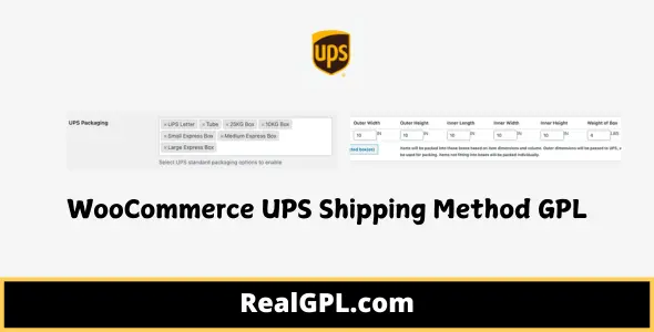 WooCommerce UPS Shipping Method GPL