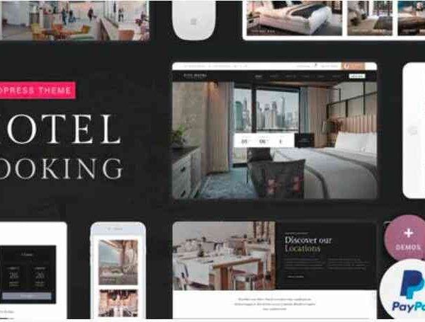 Hotel Booking GPl Theme