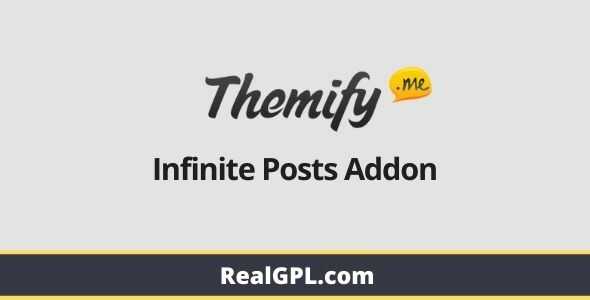 Themify Builder Infinite Posts Addon gpl