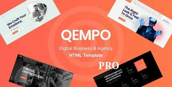Qempo Digital Agency Services WordPress Theme gpl