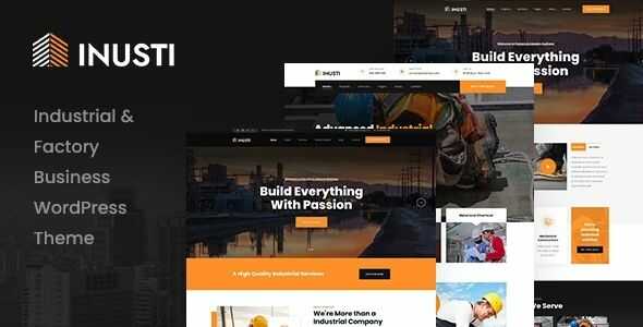 Inusti Factory & Industrial WordPress Theme GPL