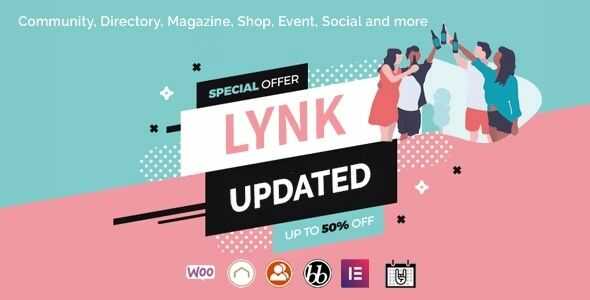 Lynk Social Networking and Community Theme gpl