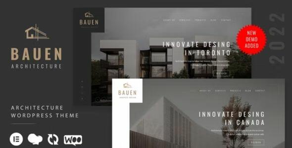 Bauen Theme GPL – Architecture & Interior WordPress Theme
