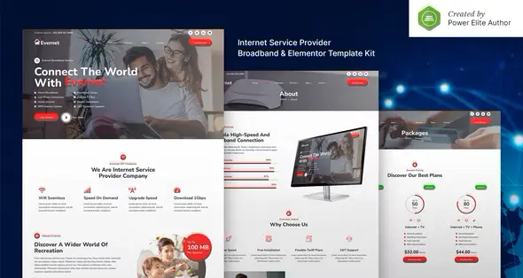 Evernet Elementor Pro Template Kit