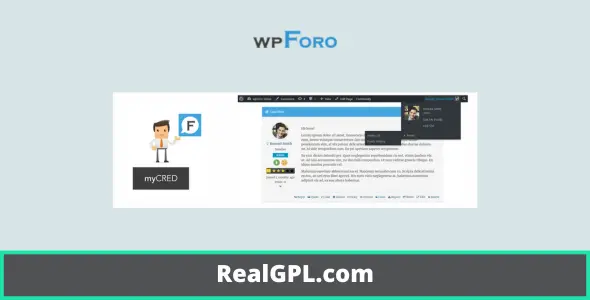 wpForo myCRED Integration GPL