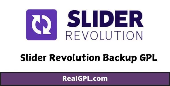 Slider Revolution Backup GPL